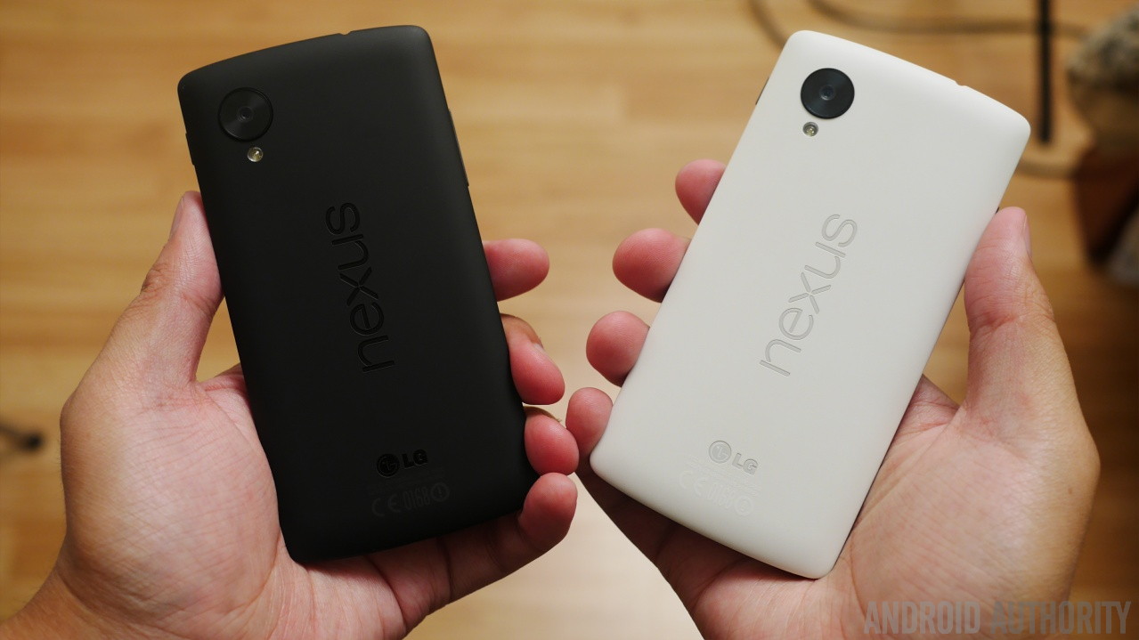 Google Nexus 5黑与白色AA 10