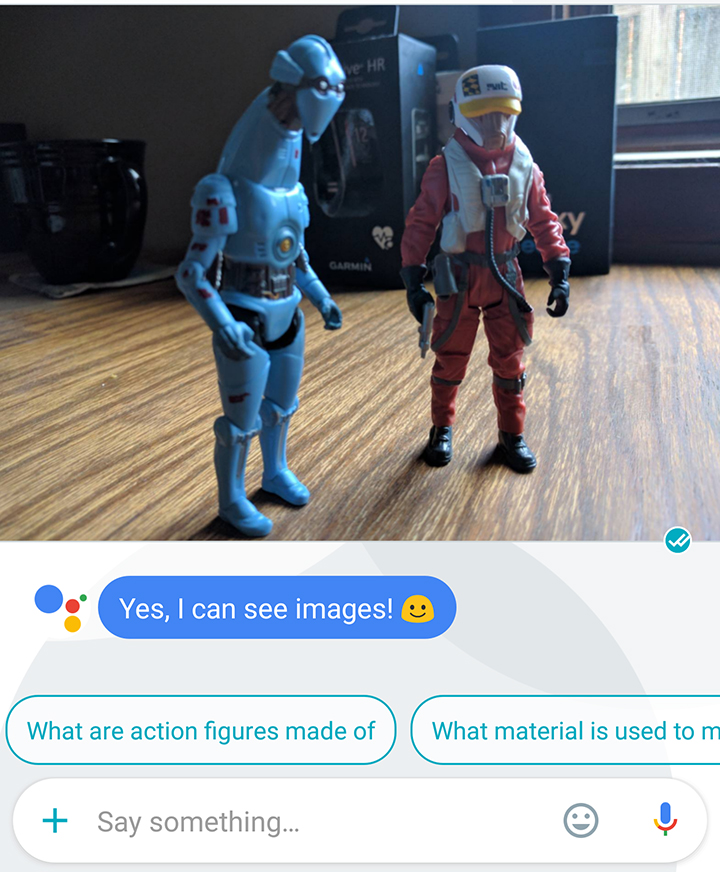 Google Allo Google Assistant图像识别AA