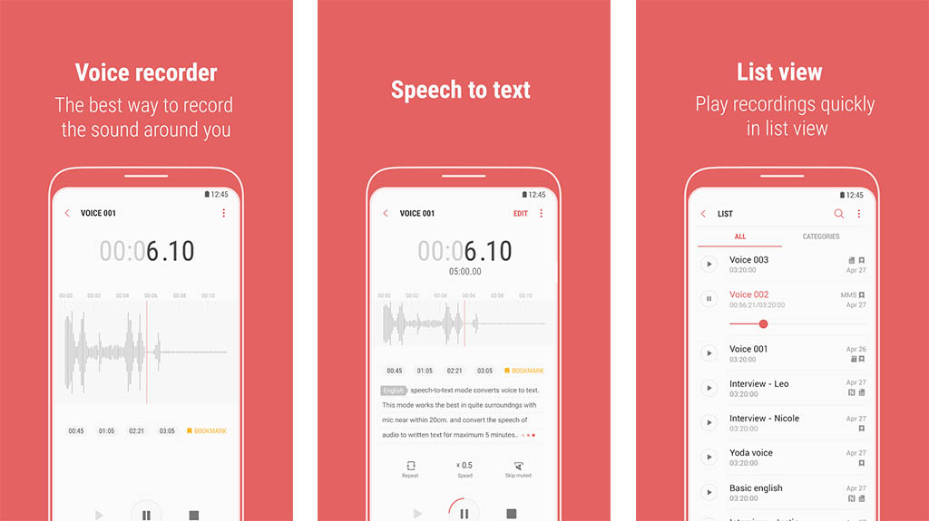 三星 - 适用于Android的最佳语音录音机应用bob体育提现