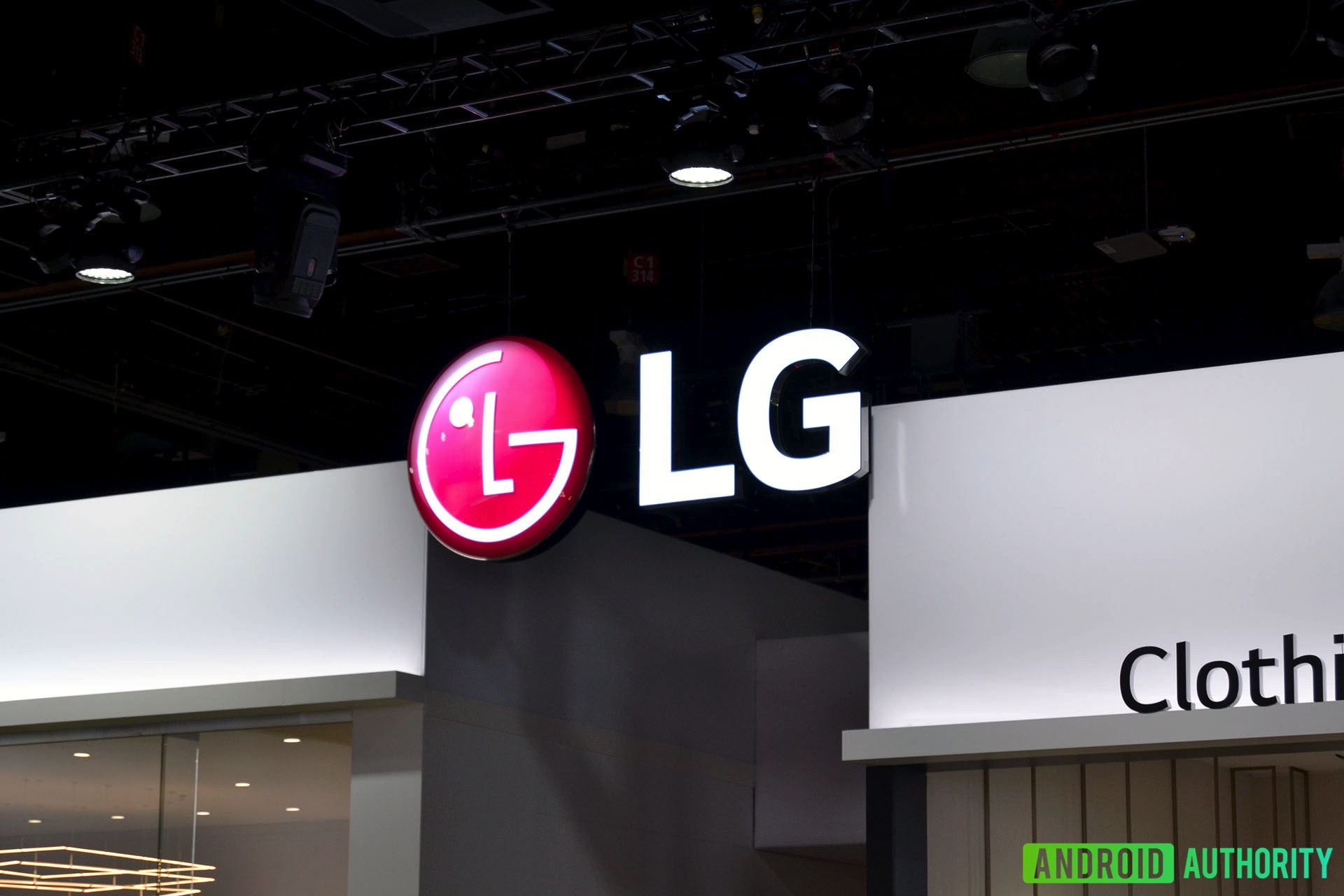 LG徽标CES 2018 2