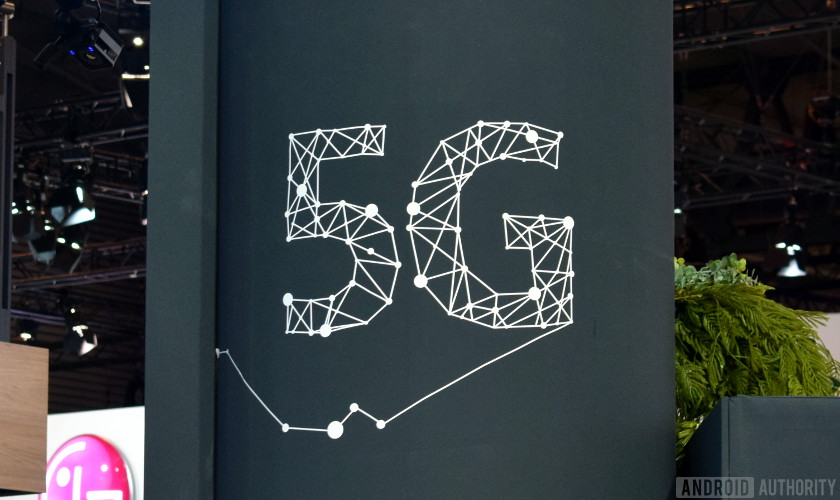 5G技术徽标。
