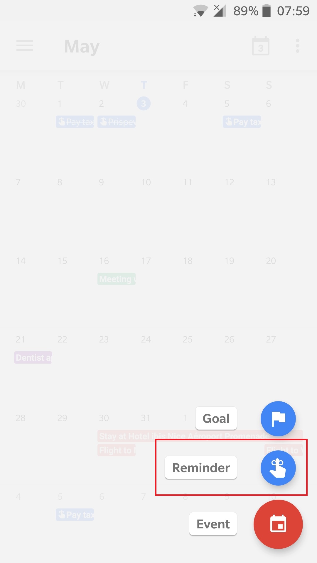 在Google日历Android设备中创建提醒bob体育提现