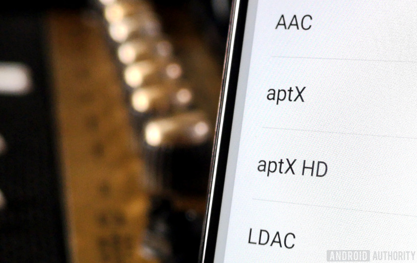智能手机蓝牙音频编解码器列表，不包括APTX自适应