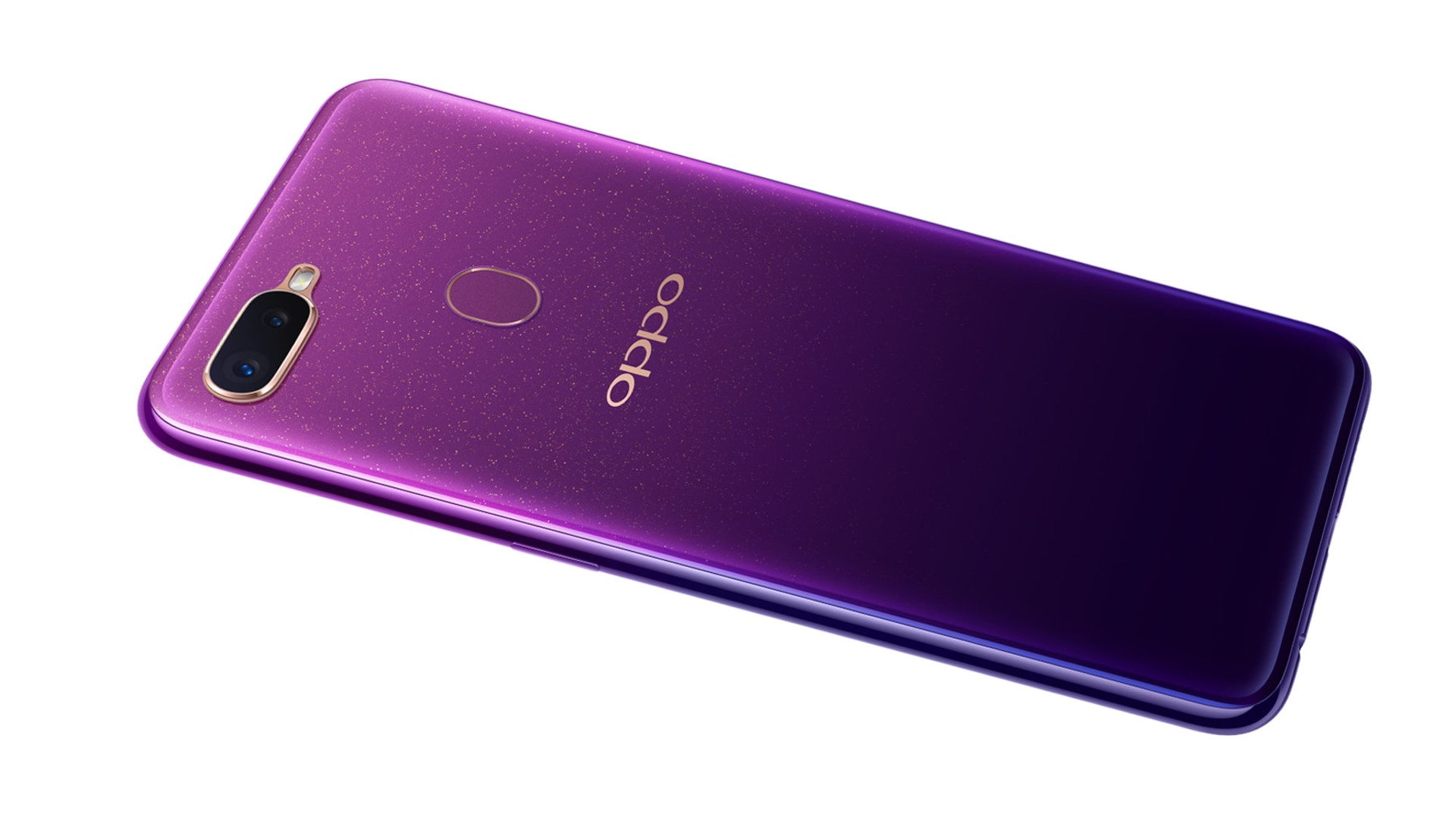 星空紫色的Oppo F9。