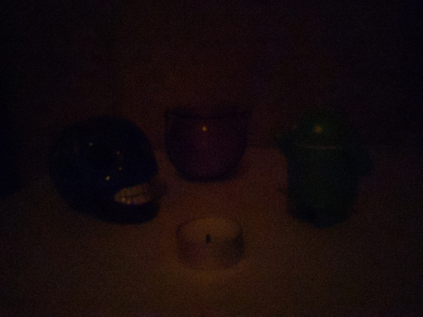 与Google Pixel 3相机拍摄的图片几乎完全黑暗