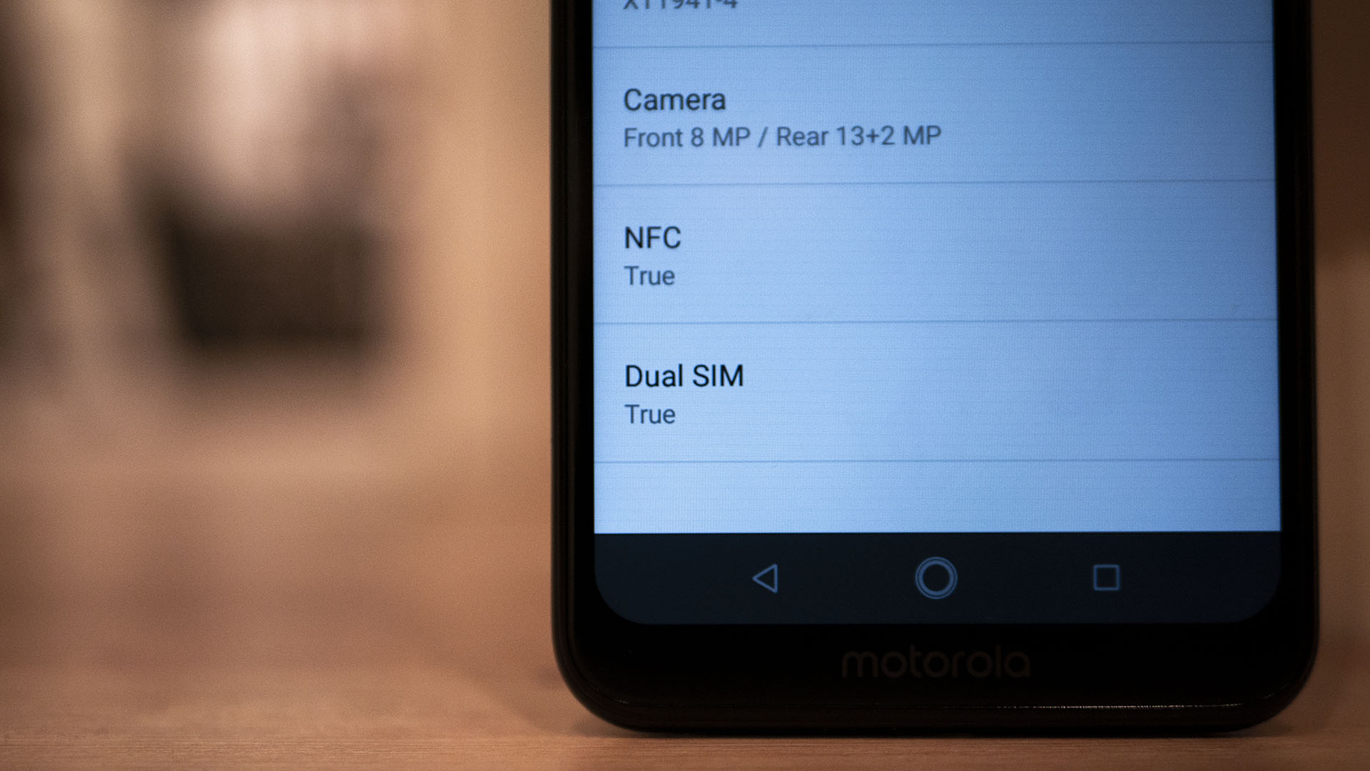 NFC，Dual Sim和摄像头设置的照片