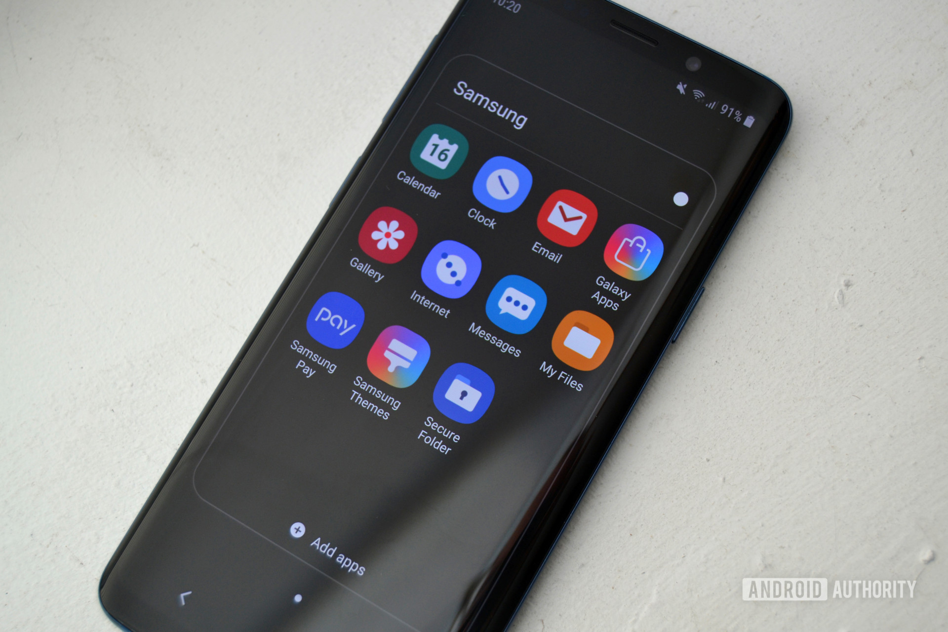 三星Galaxy S9 One UI评论应用程序