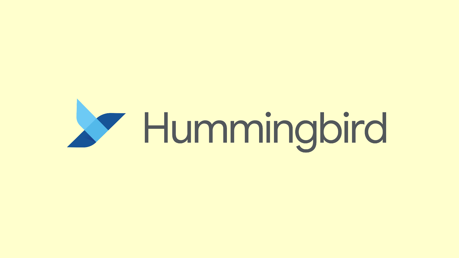 Google Hummingbird的徽标。