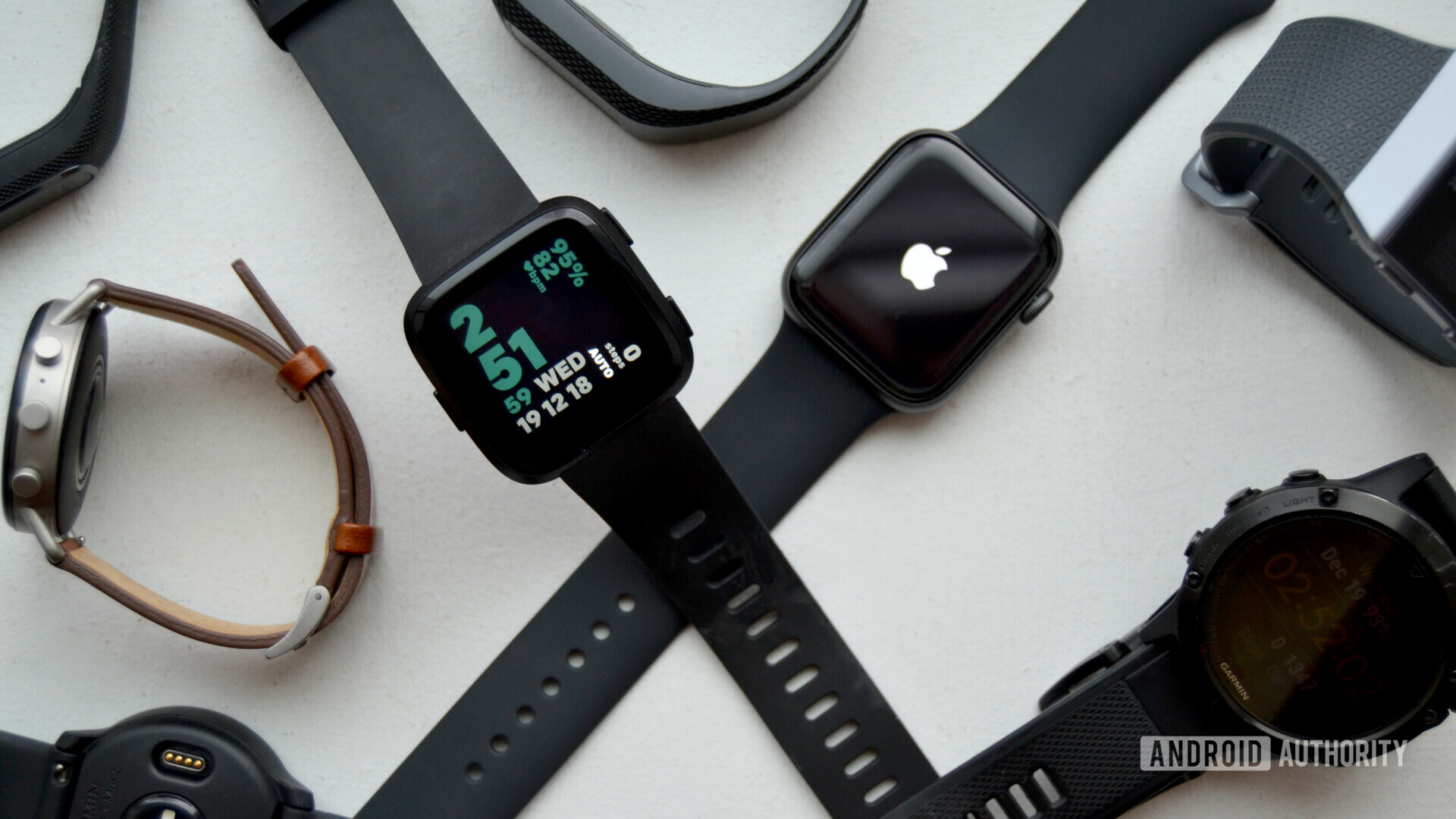 最佳健身追踪器智能手表Fitbit Versa Apple Watch