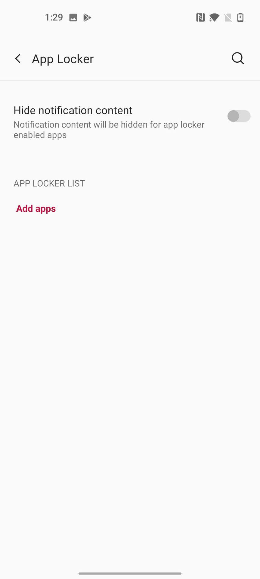 OnePlus应用程序储物柜3