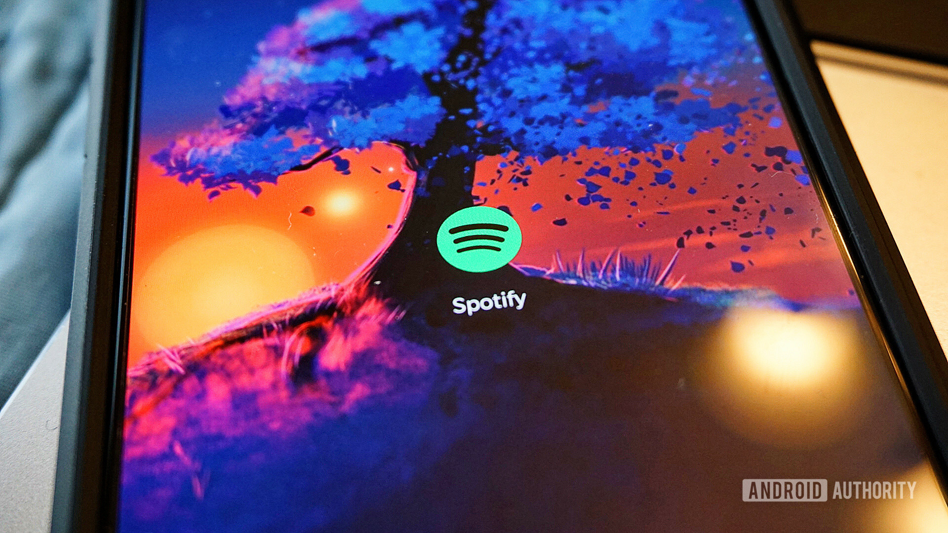 Spotify更新 - 手机上的Spotify徽标