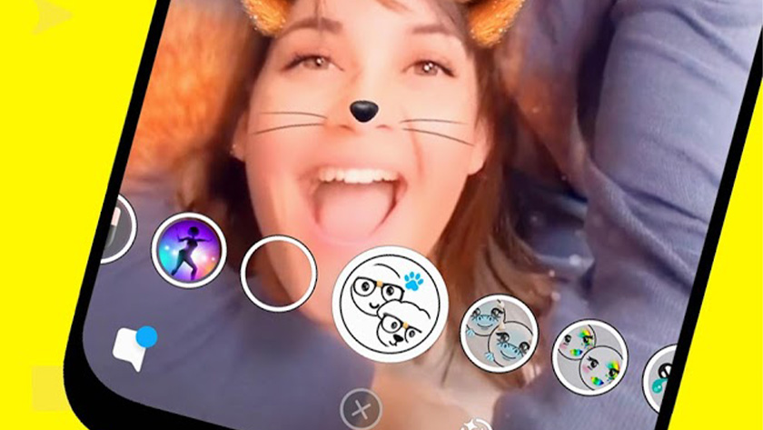Snapchat主摄像头UI的照片