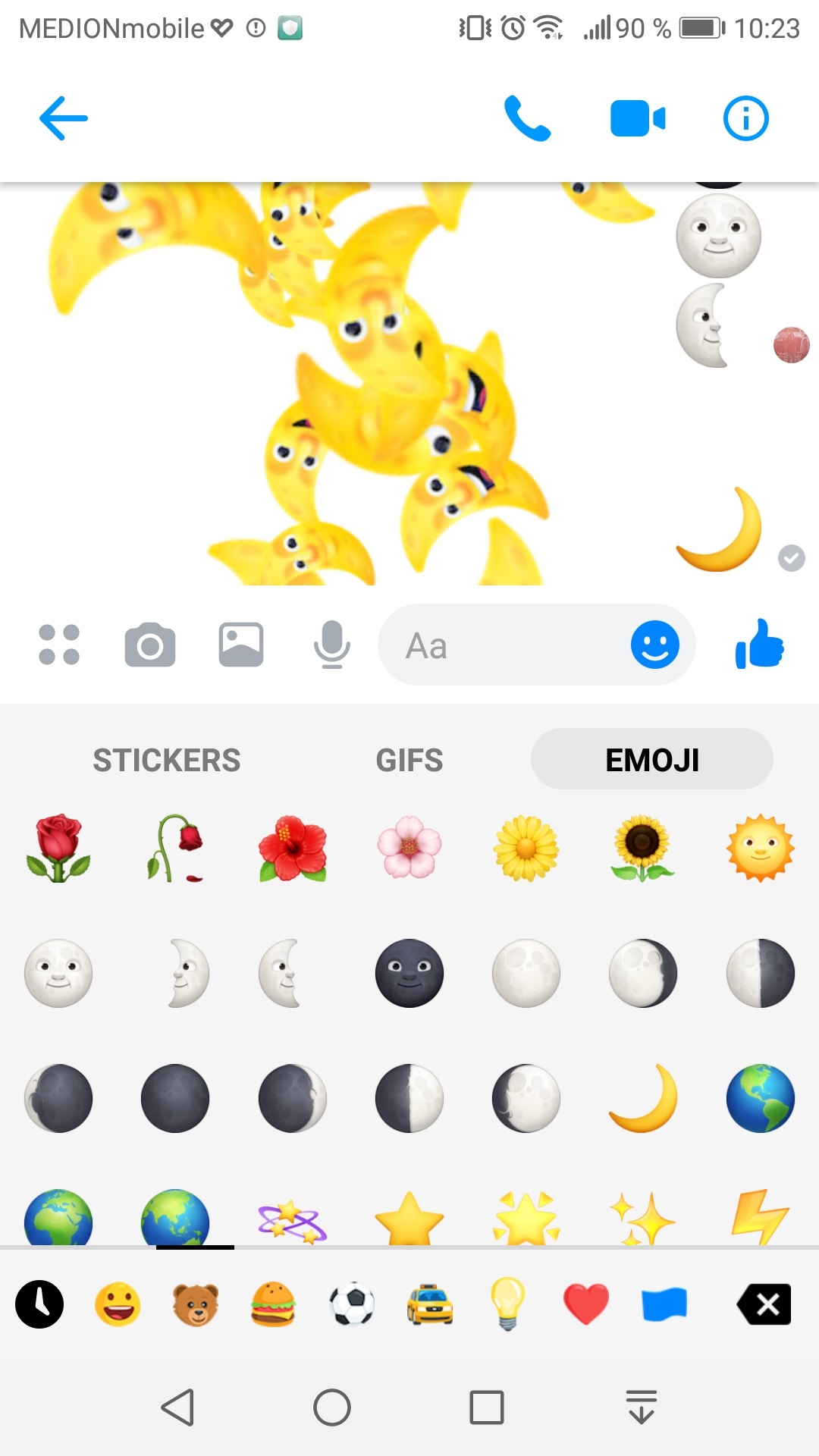 Facebook Messenger Dark Mode屏幕截图