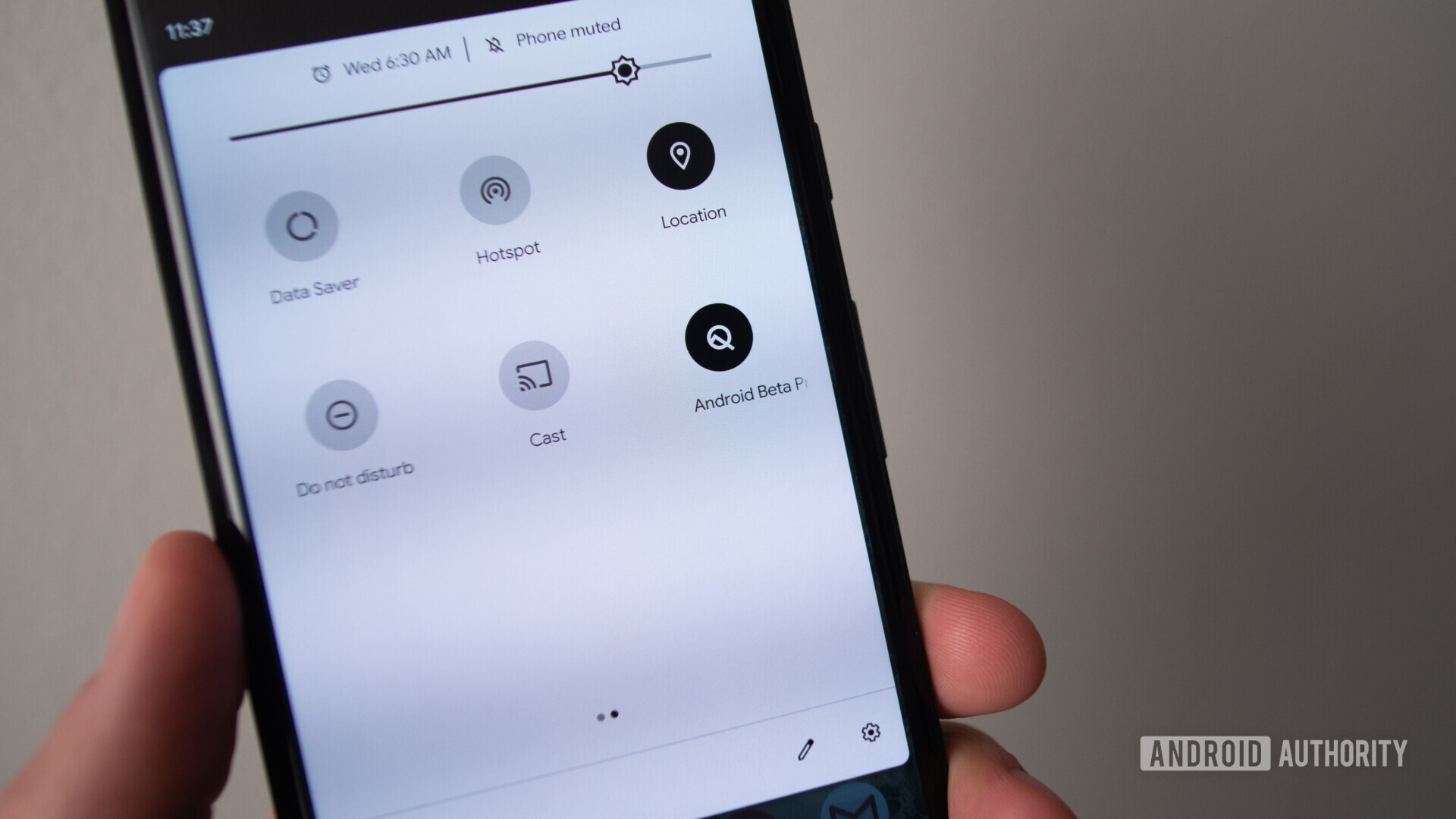 bob体育提现Android Q快速设置Google Pixel 2 XL Beta程序