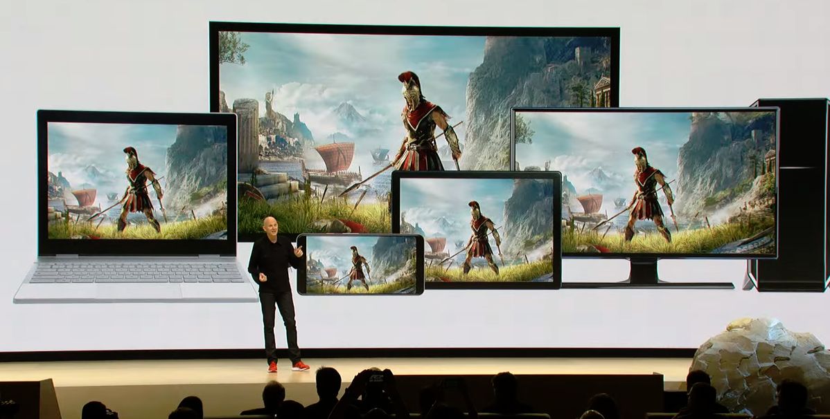 Google在Pixelbook，Pixel Phone，台式PC，电视和平板电脑上显示Stadia在GDC 2019上