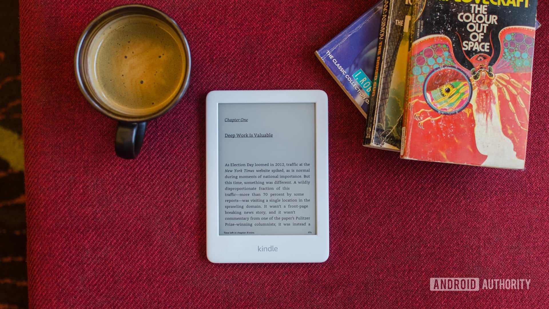 亚马逊Kindle 2019 Front带书和文字