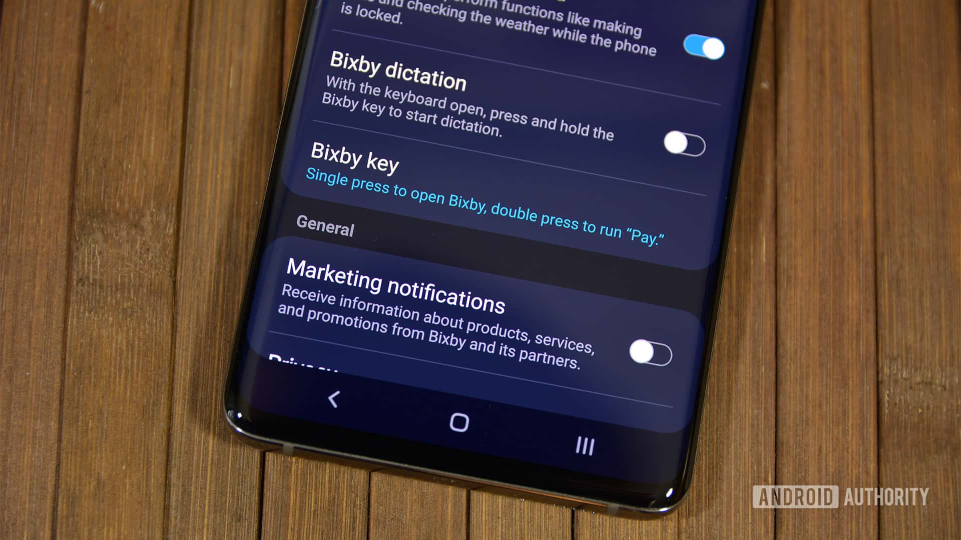 Bixby按钮设置屏幕的照片