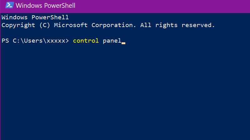PowerShell控制面板 - 如何在Windows 10中找到控制面板