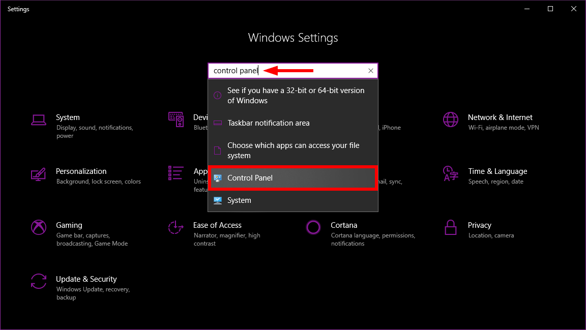 Windows 10控制面板设置 - 如何在Windows 10中找到控制面板
