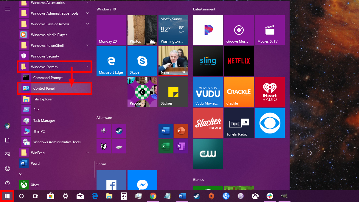 Windows 10控制面板开始 - 如何在Windows 10中找到控制面板