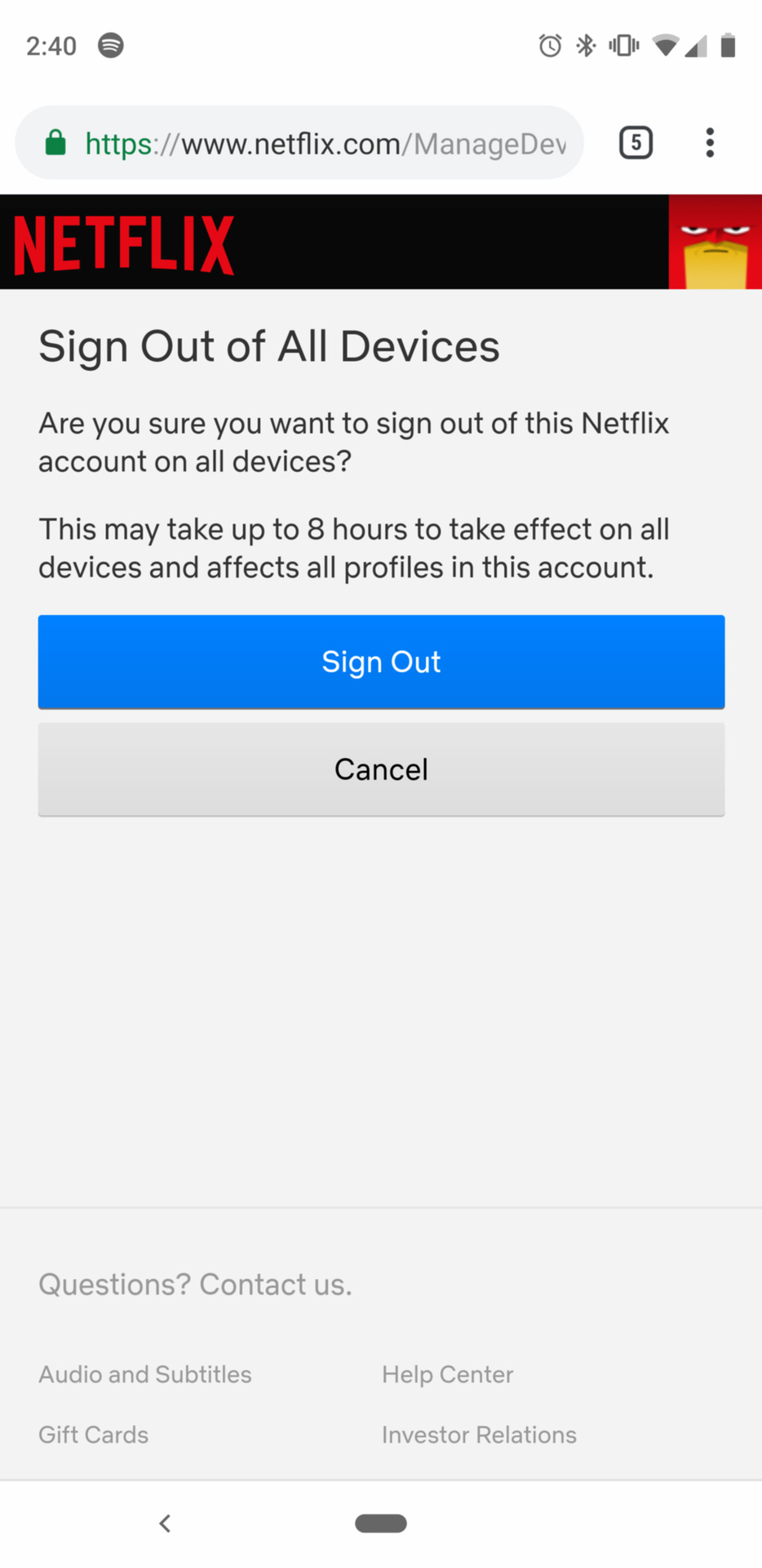 如何从Netflix 2删除设备