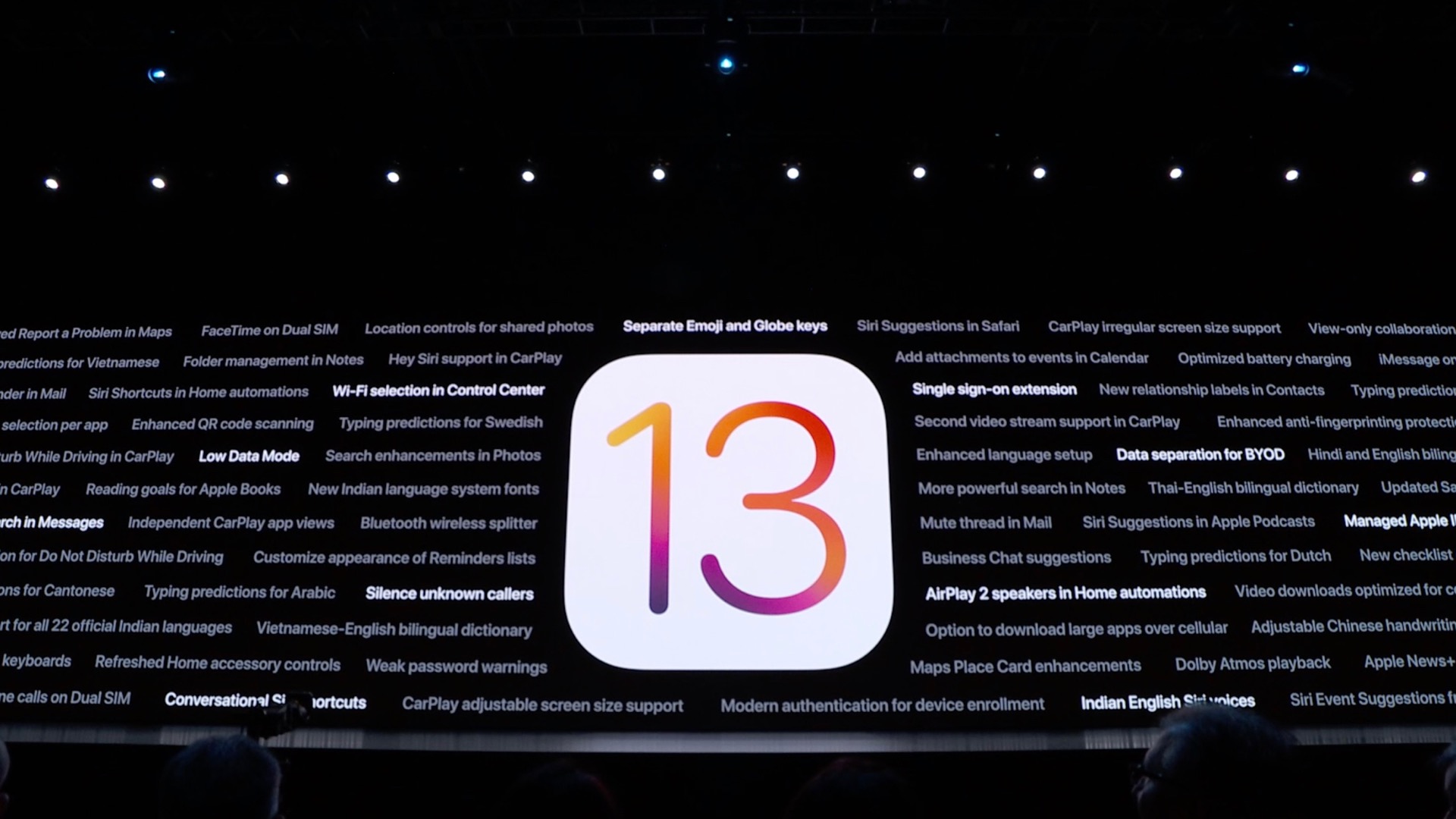 苹果iOS 13全部新事物