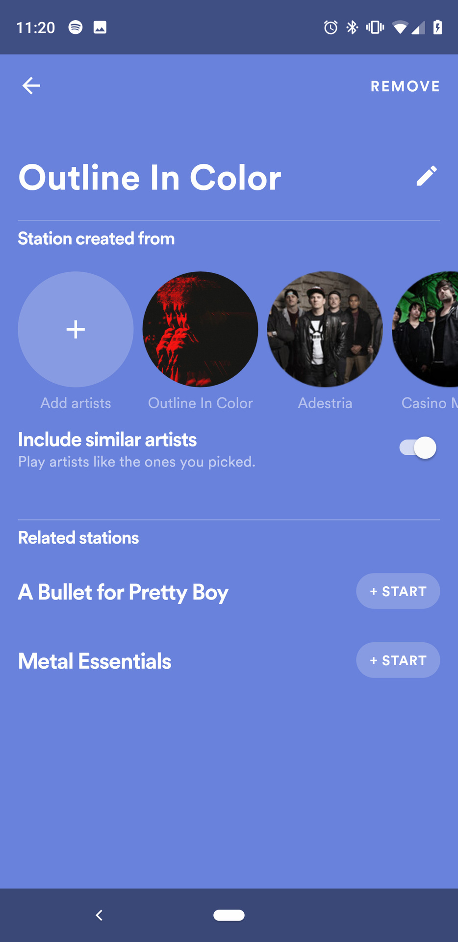 Spotify电台应用程序2的屏幕截图2