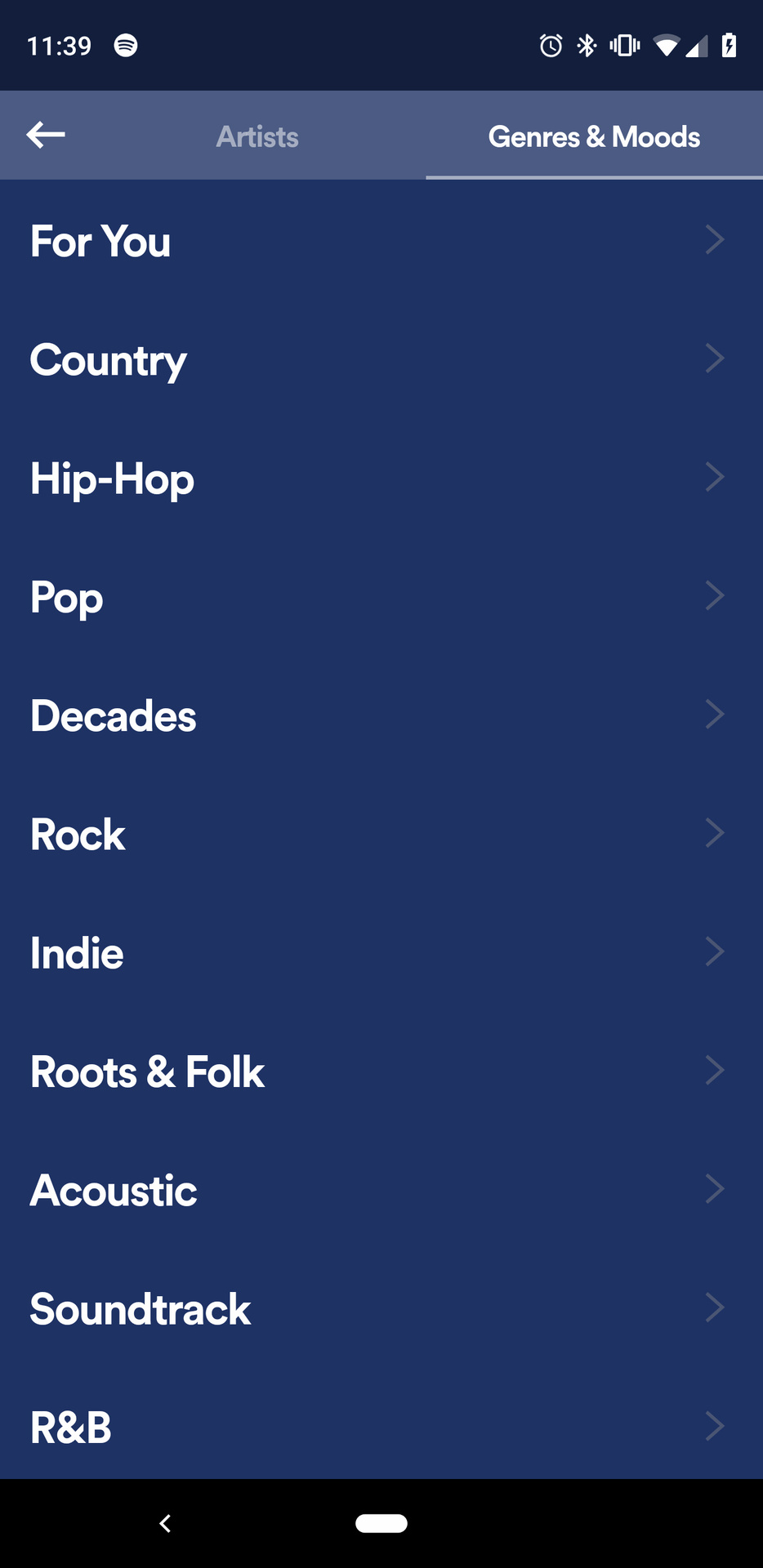 Spotify电台应用程序4的屏幕截图4