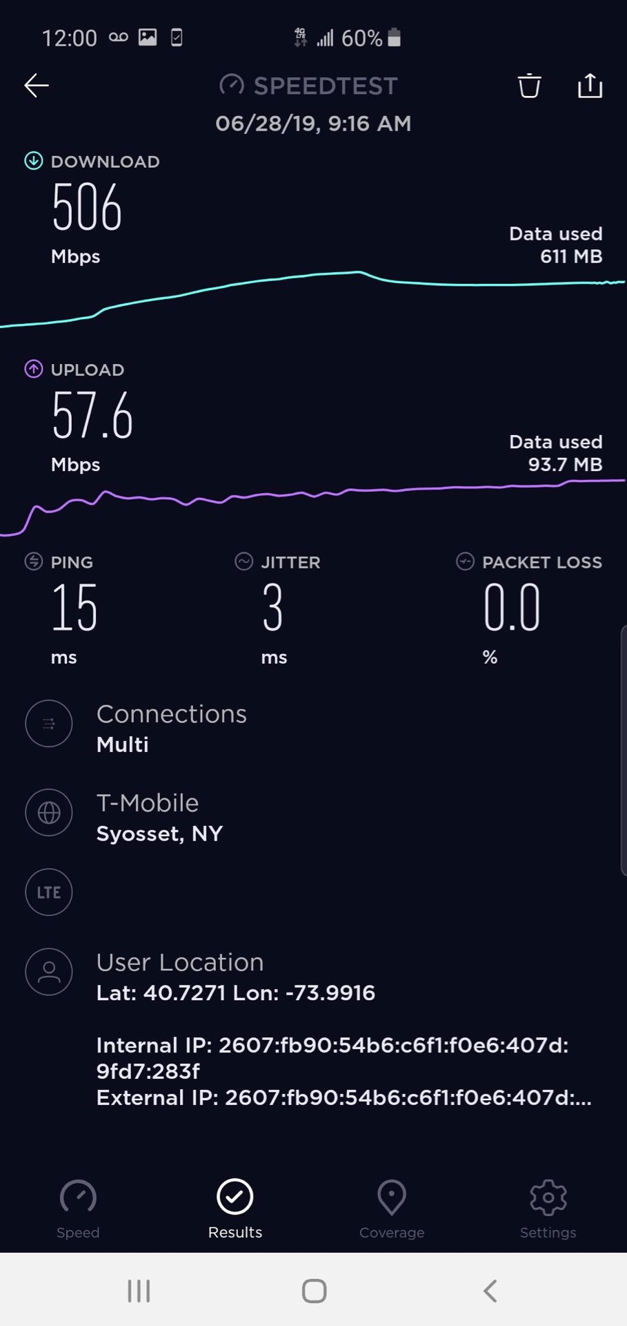 T-Mobile 5G评论第二快的速度