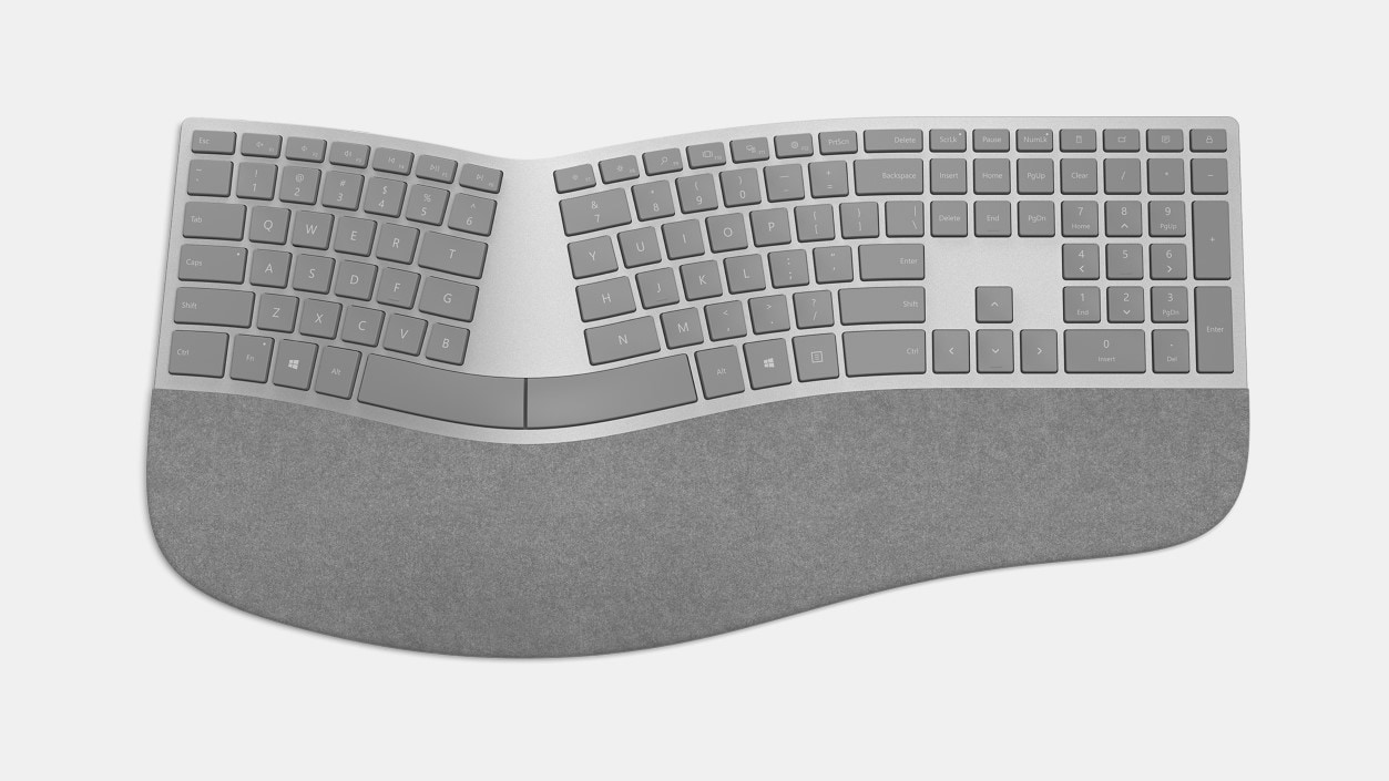 Microsoft Surface人体工程学键盘