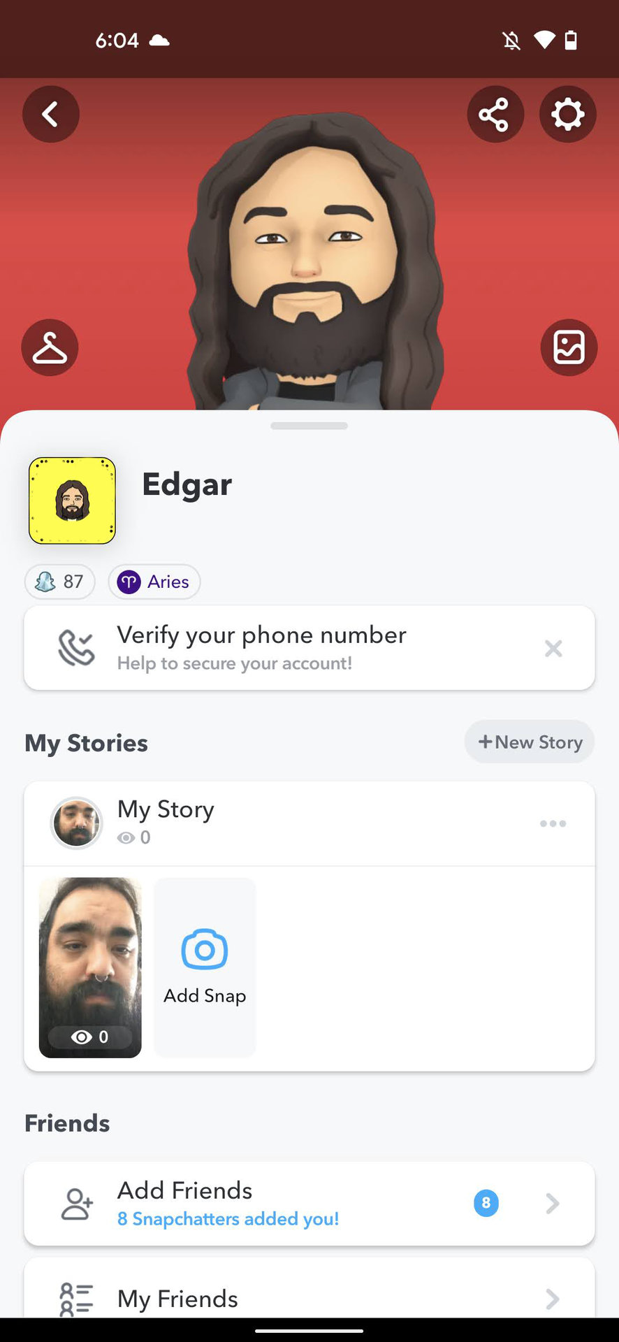 如何在Snapchat 1上保存故事1