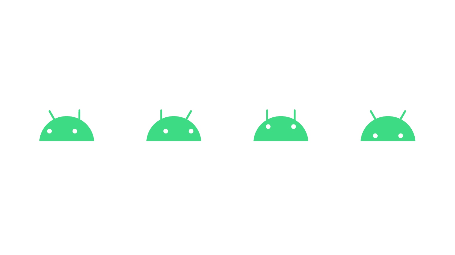bob体育提现Android机器人表达式新Android徽标2019