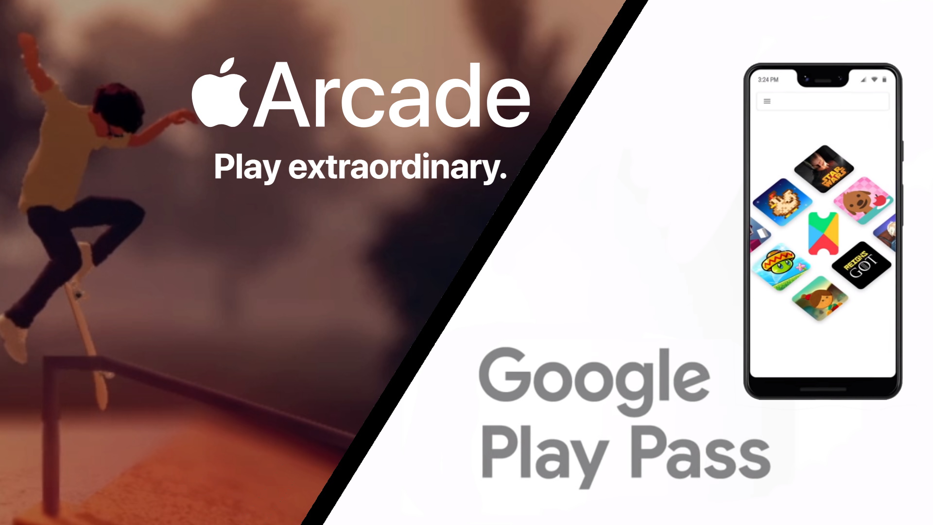 Google Play Pass vs Apple Arcade特色图像