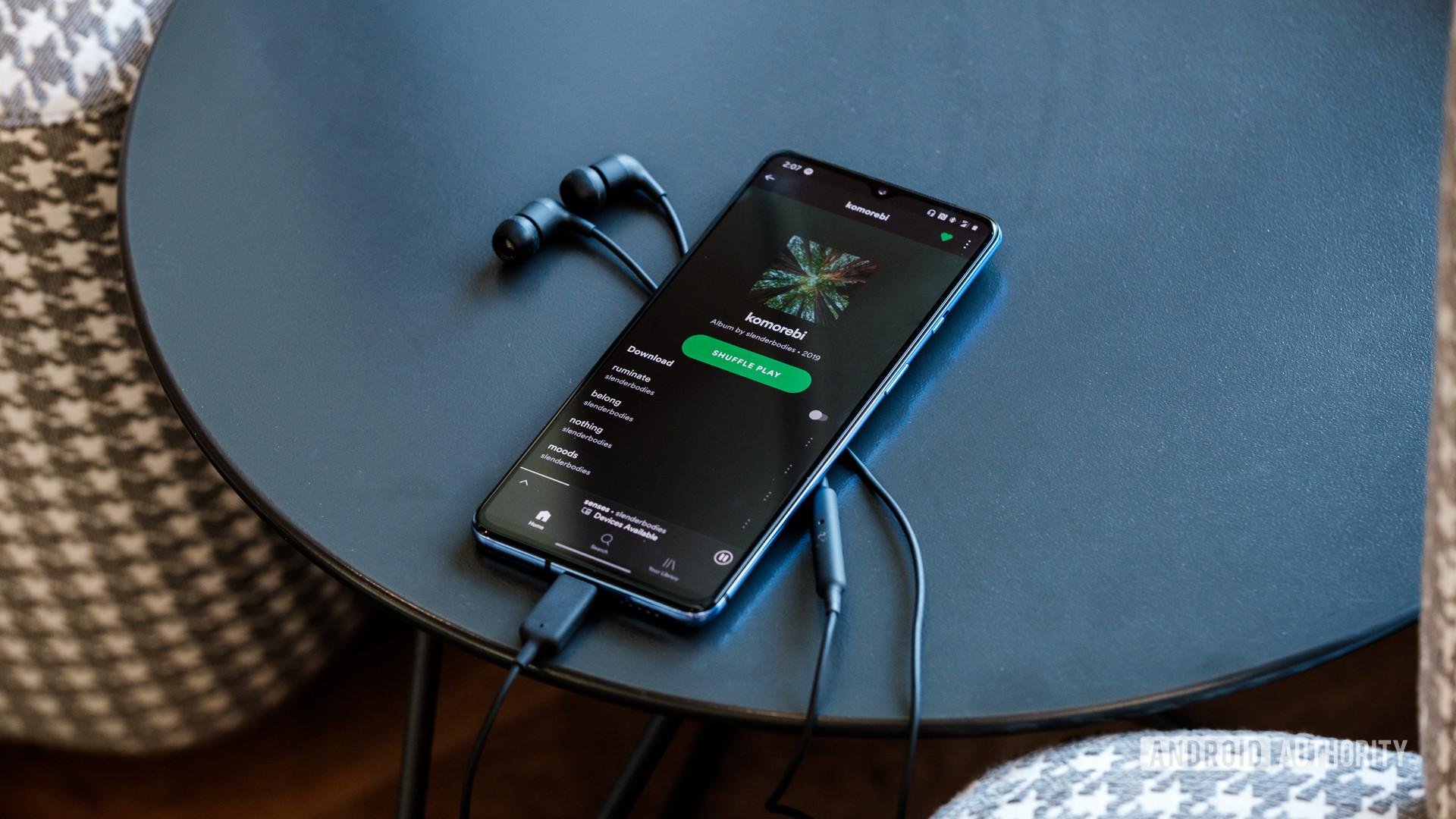 OnePlus 7T音乐播放Spotify