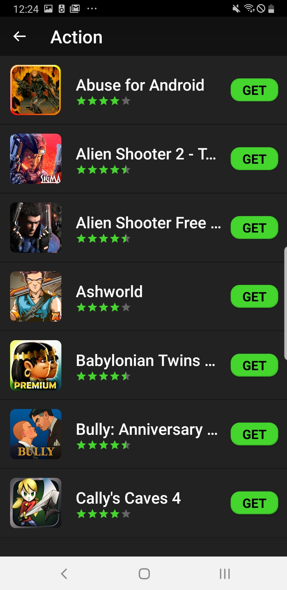 Razer GamePad App Action Games列表