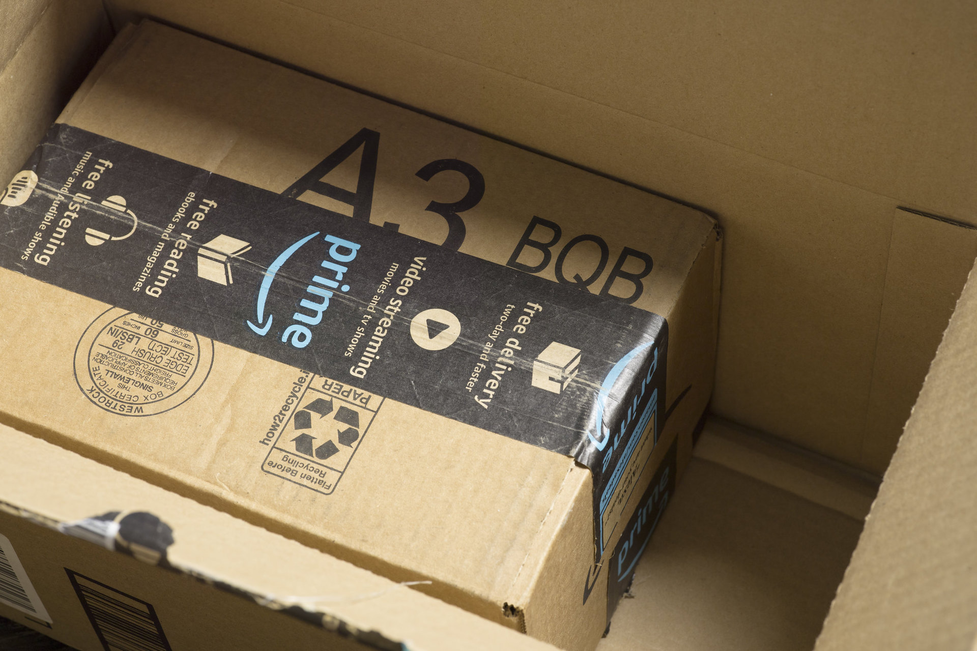 亚马逊盒子亚马逊Prime包裹