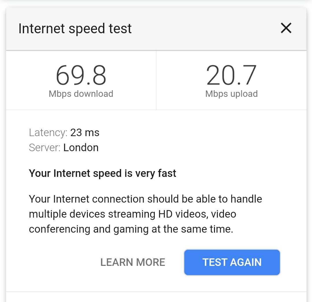 Google WiFi速度测试2