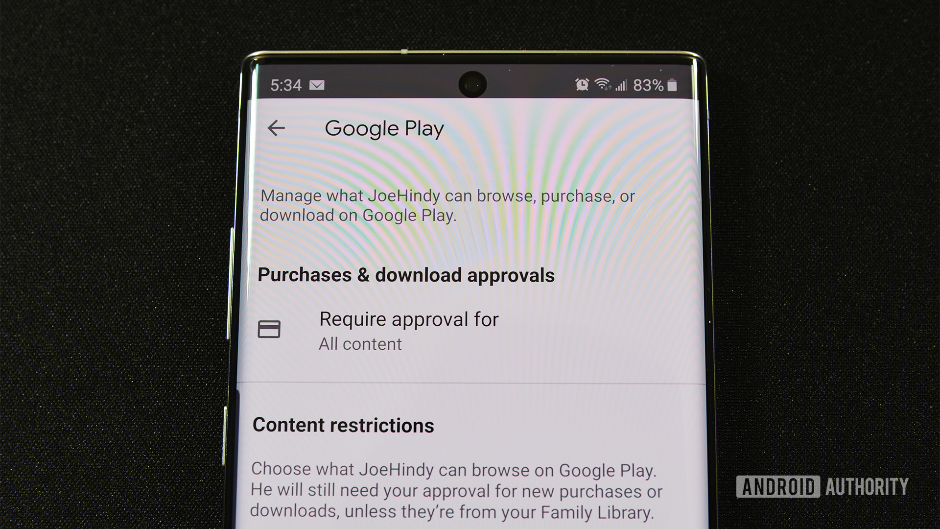 Google家庭链接Google Play控件1