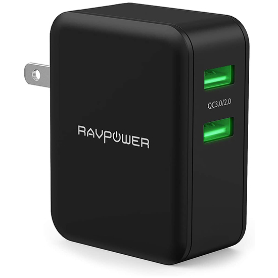 RAVPOWE 2端口USB墙充电器