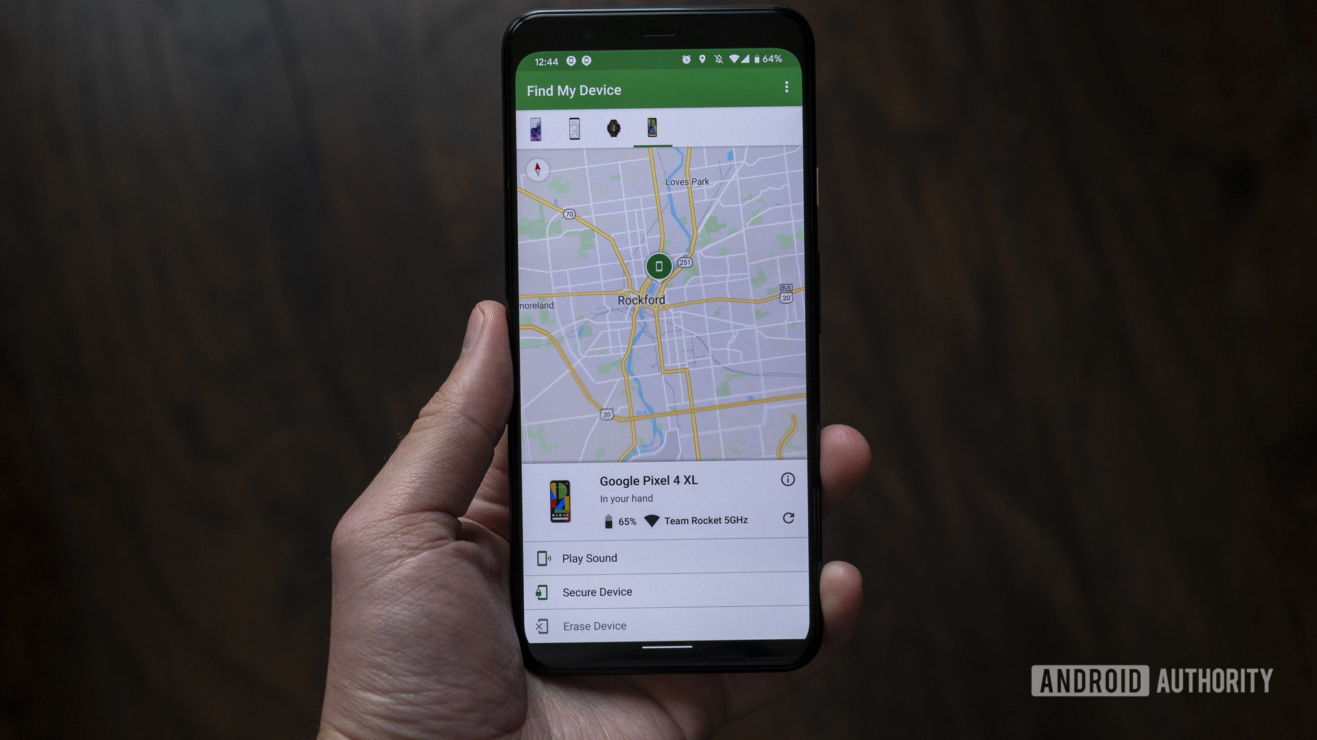 如何找到丢失的手机查找我的设备Google Pixel 4 XL位置地图2