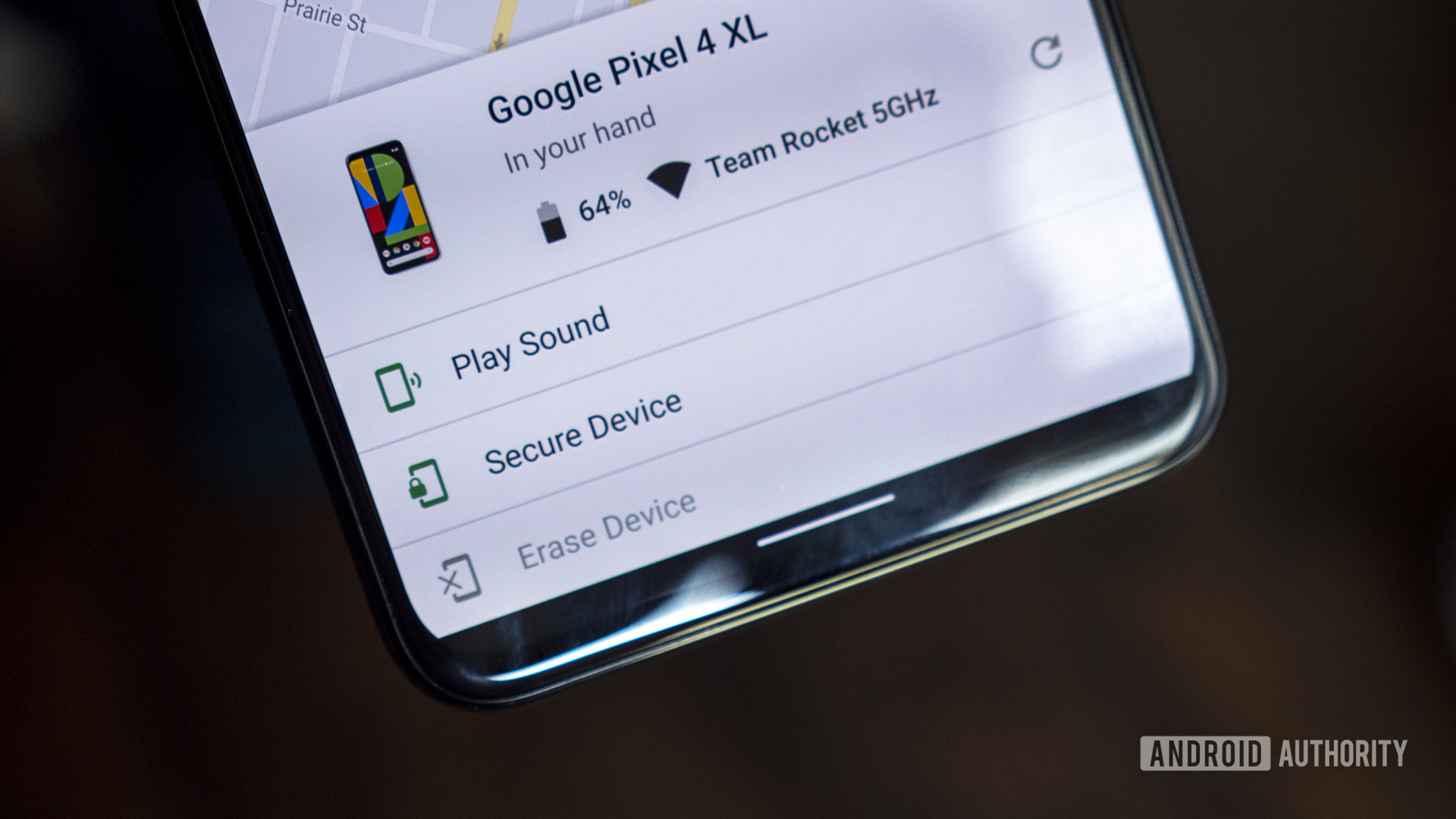 如何找到丢失的手机查找我的设备Google Pixel 4 XL