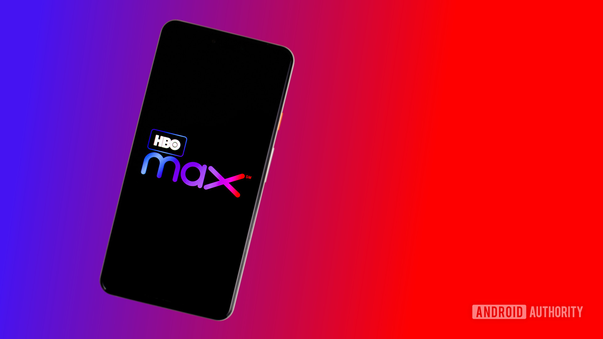 智能手机上的HBO Max徽标库存照片1