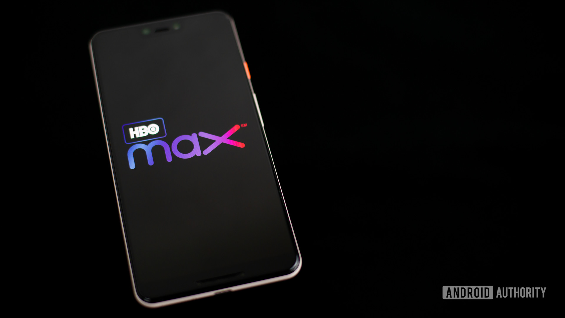 在智能手机的Hbo max标志库存照片2