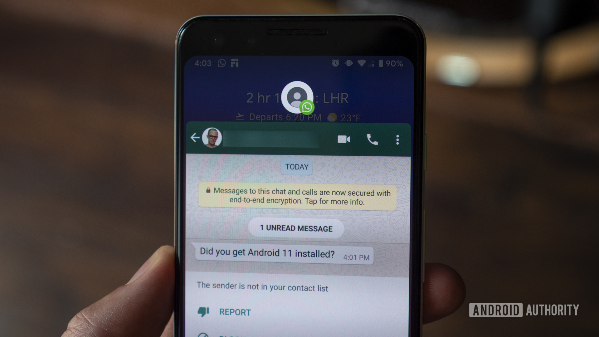 bob体育提现Android 11 Beta Chat Bubbles WhatsApp
