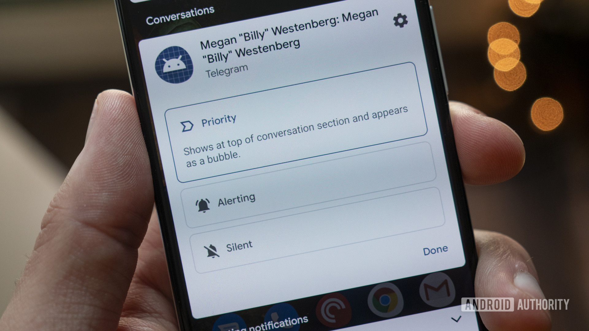 bob体育提现Android 11 Beta优先对话设置