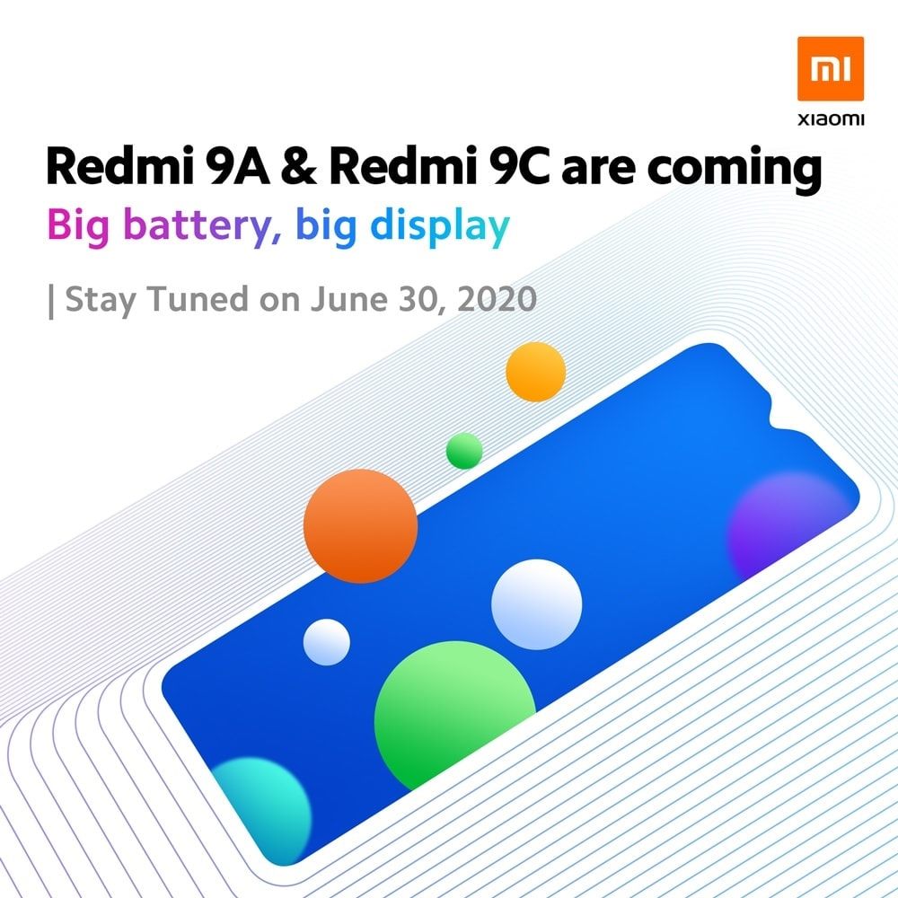 小米Redmi 9A和Redmi 9C即将到来。