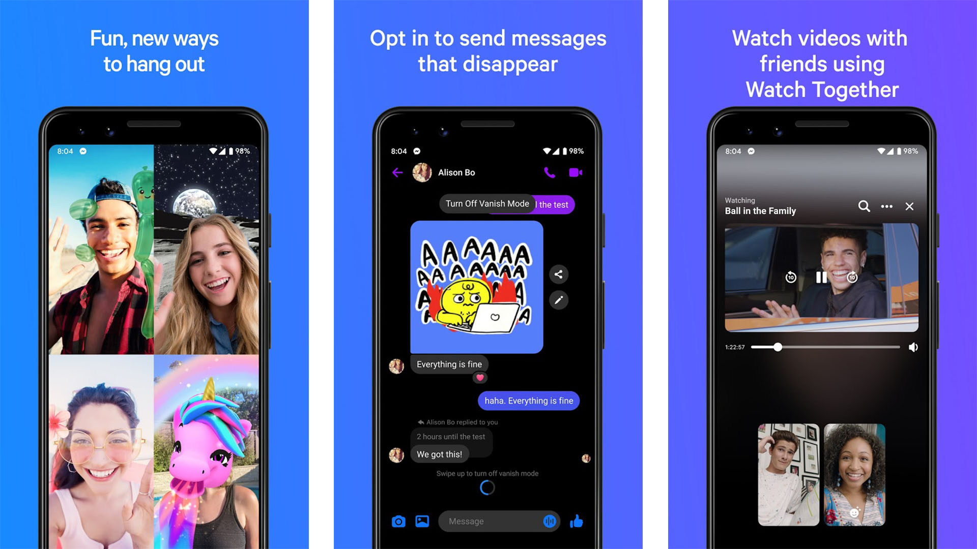 Facebook Messenger屏幕截图2020