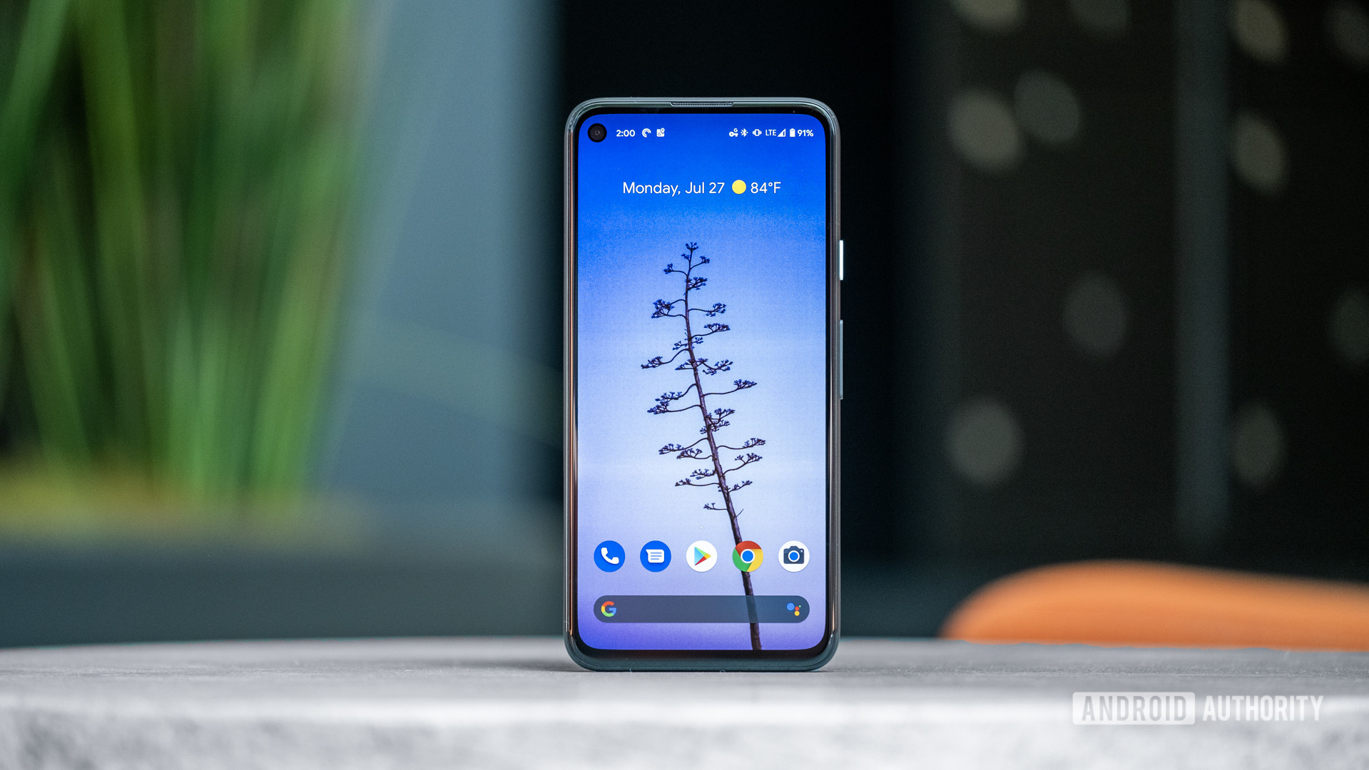 Google Pixel 4A显示Stand Stright 2