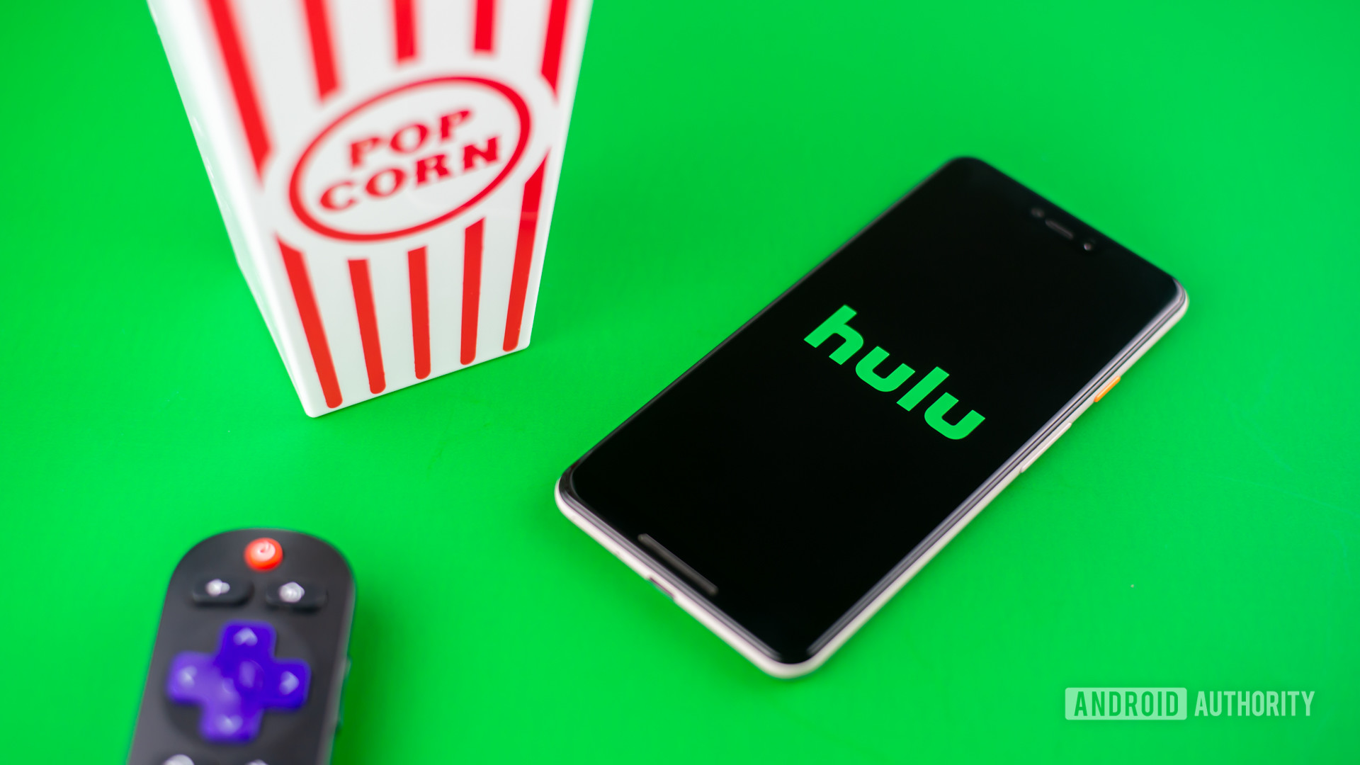 Hulu股票照片绿色背景1