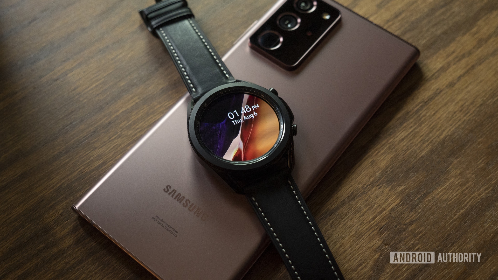 三星Galaxy Watch 3评论带有三星Galaxy Note 20 Ultra